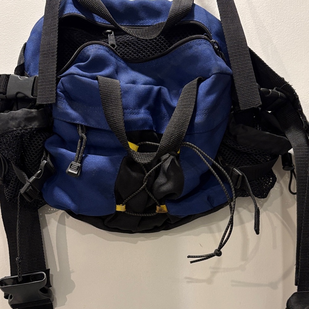 Gap Blue and Black Pouch